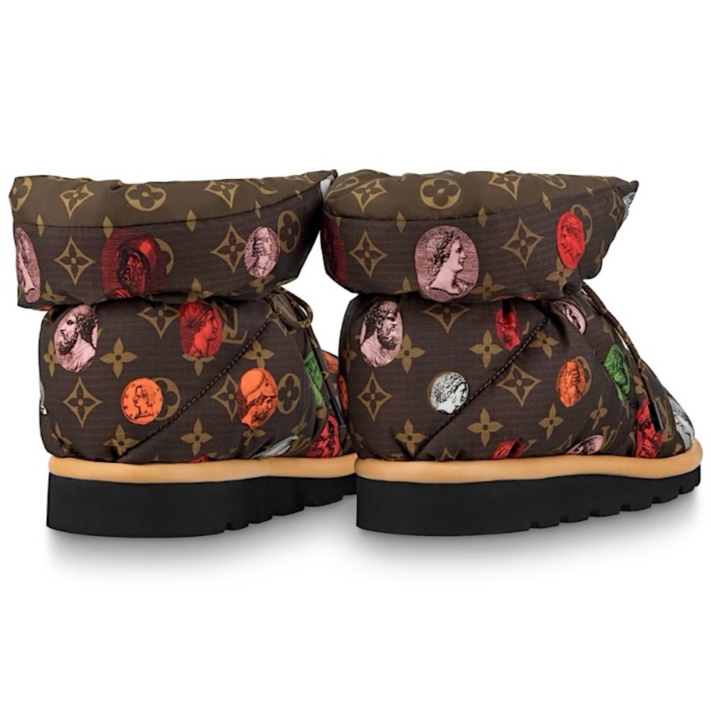 BRAND NEW Louis Vuitton x Fornasetti Limited Edition Monogram RARE Ankle Boots - Picture 5 of 5